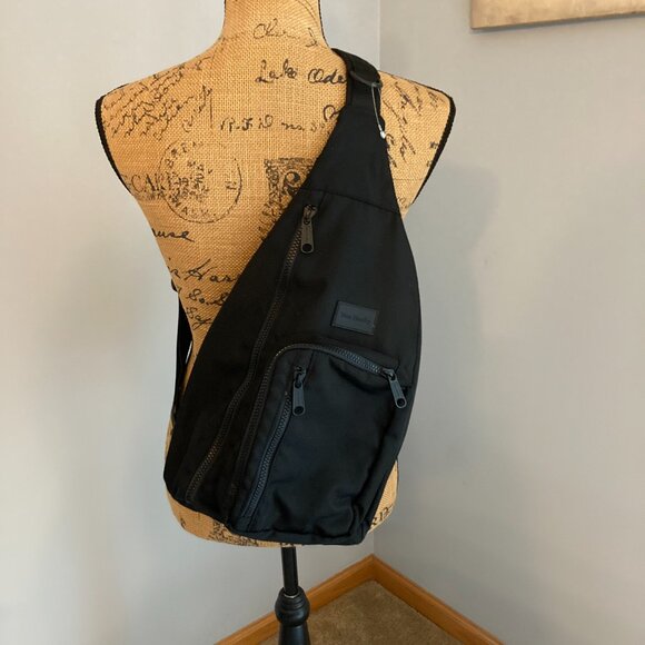 Vera Bradley Sling Backpack Bag NWOT Black main image 4